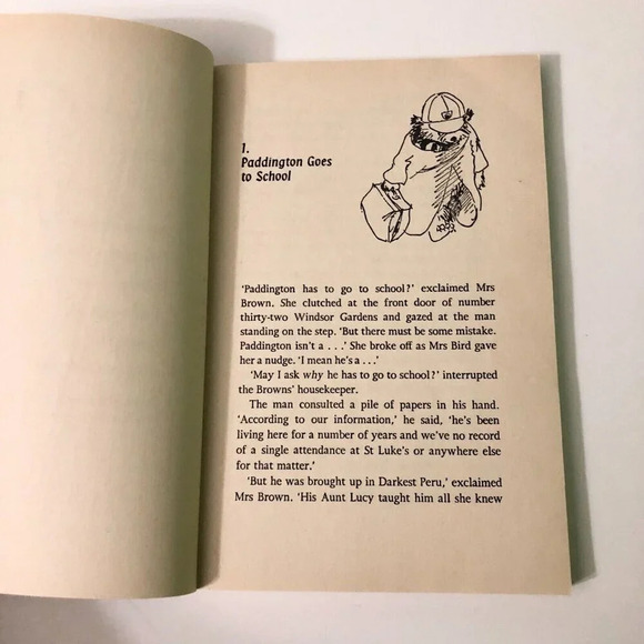 Vtg 1977  Paddington Bear On Top Fontana Lions Book Paperback Michael Bond - Picture 11 of 16